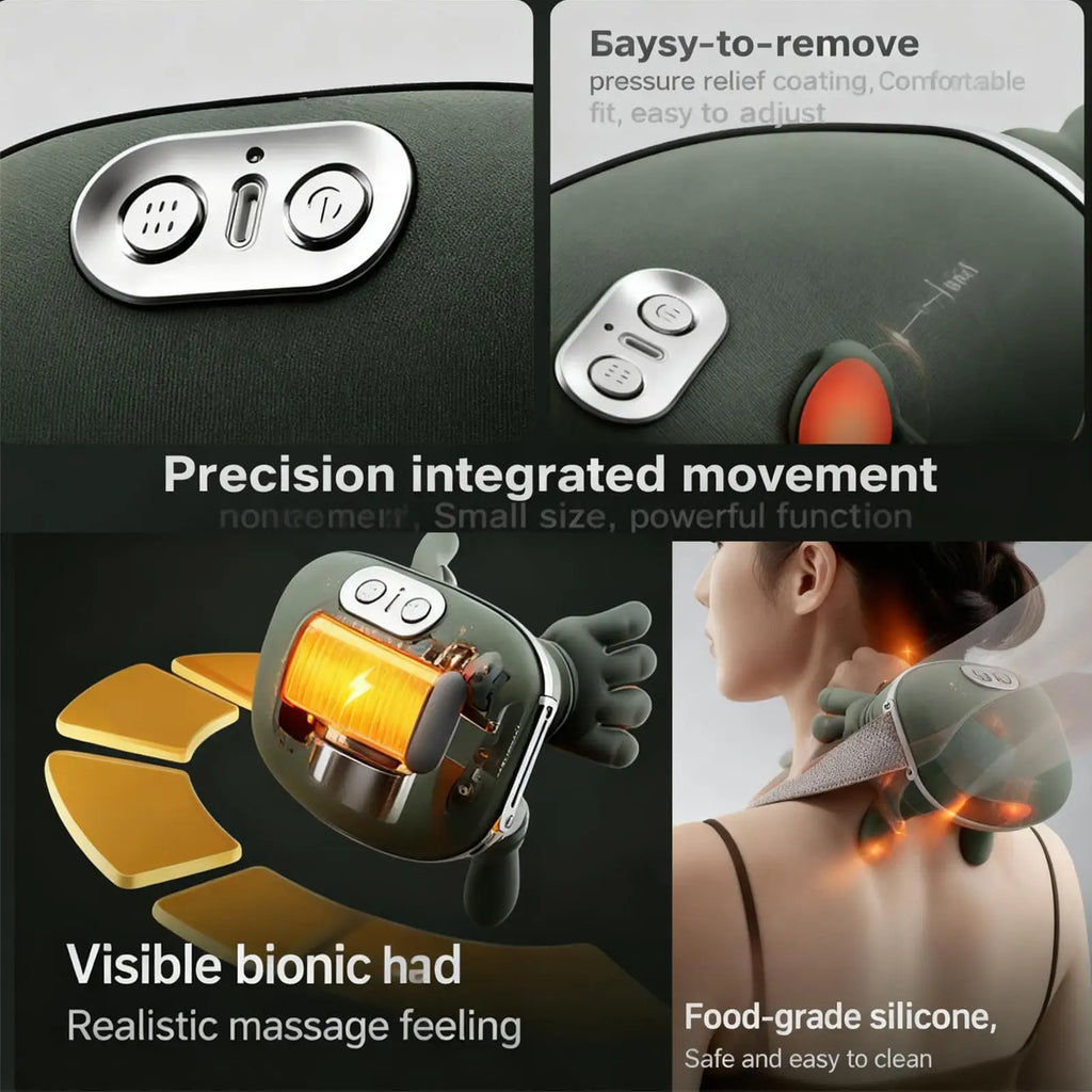 DeepHeals® Shiatsu Neck Massager
