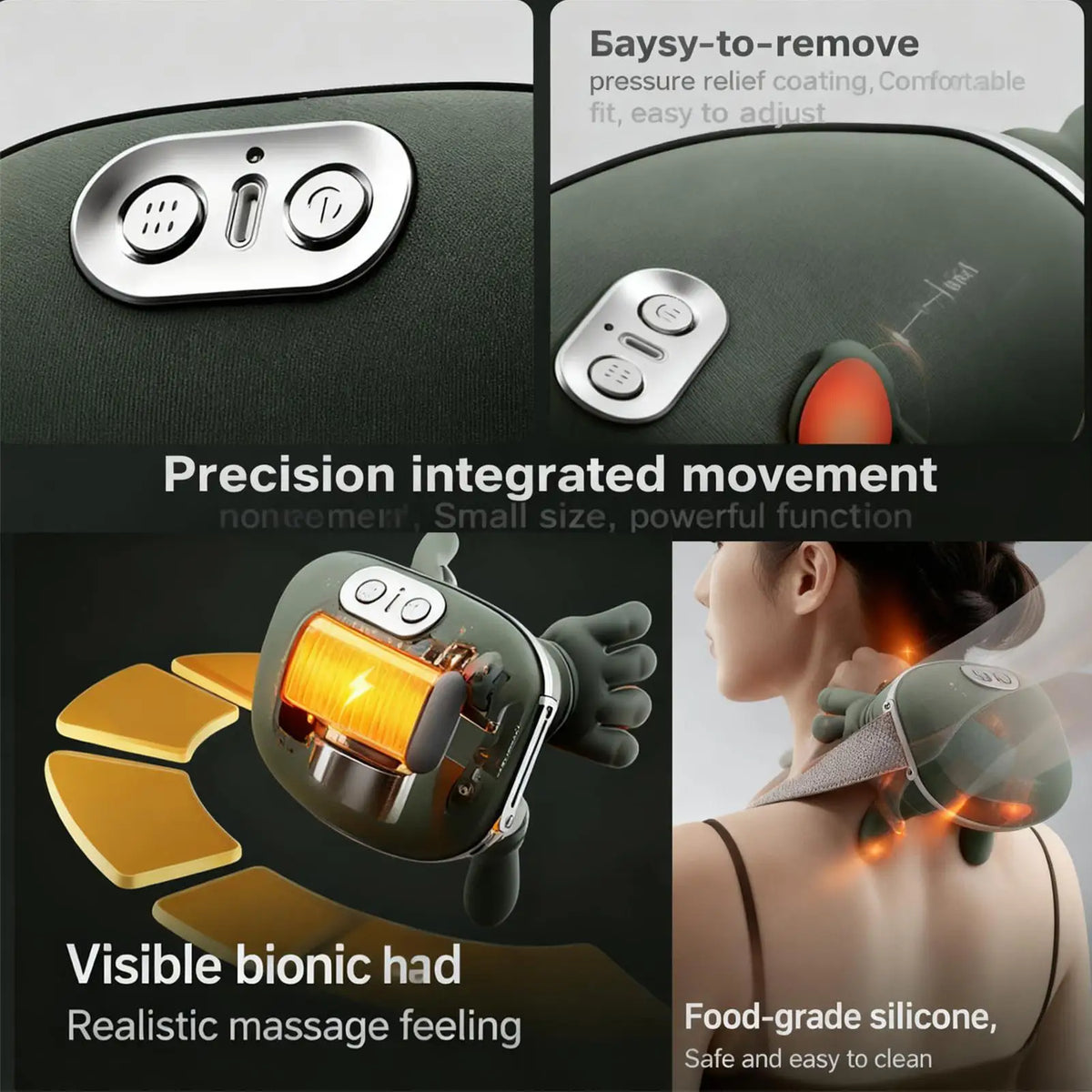 DeepHeals® Shiatsu Neck Massager